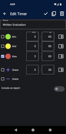 Timer4TM, version 3, define a timer Smaller screenshot from the same timer app